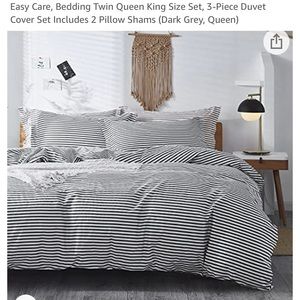 Queen size duvet cover set